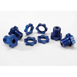 Kit de hexágonos de rueda Traxxas estriados 17mm (anodizado azul) TRX5353X