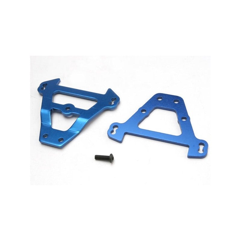 Barras de unión de mamparo de aluminio Traxxas (azul) TRX5323