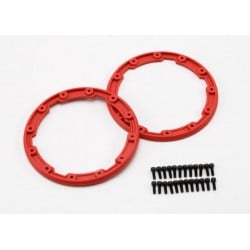 Protector de rueda Traxxas estilo beadlock (rojo) (2pcs) TRX5667