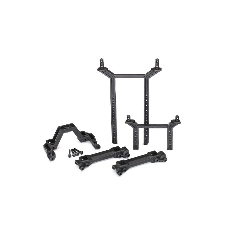 Body mounts & posts front & rear (complete set)