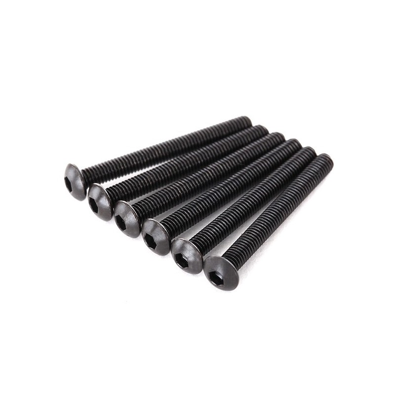 Tornillos Traxxas de 3X27mm con cabeza de botón hexagonal - 6pcs - TRX2616