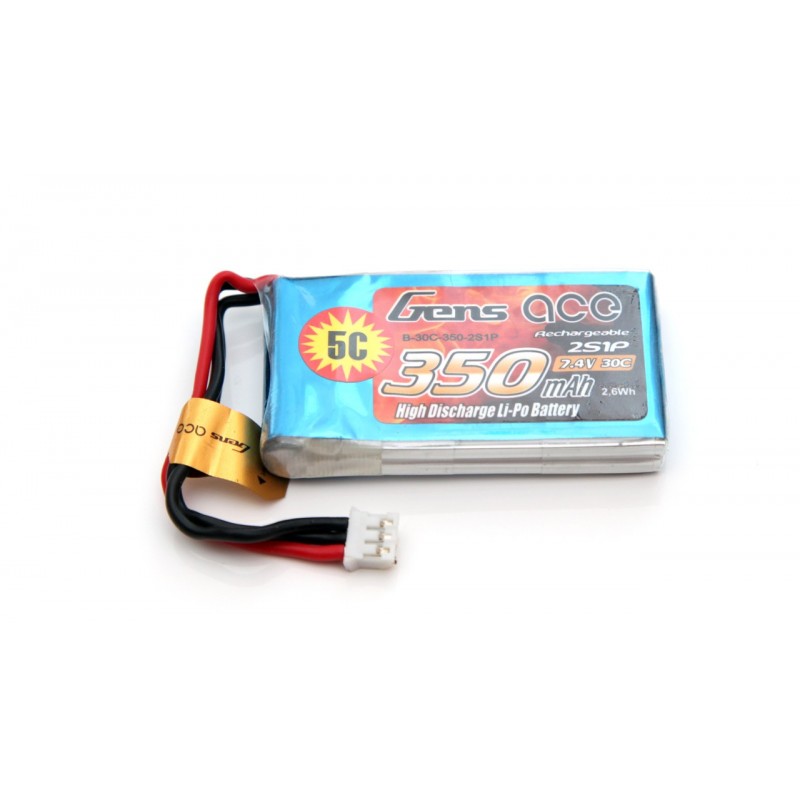 Bateria Gens Ace 350mAh 7,4V 30C 3S1P