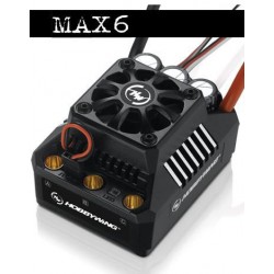 Variador Hobbywing Ezrun MAX6 Sensorless de 160A 3-8s BEC 6A LiPo HW30105000