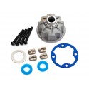 Carrier, differential (aluminum)/ x-ring gaskets (2)/ ring gear gasket/ spacers