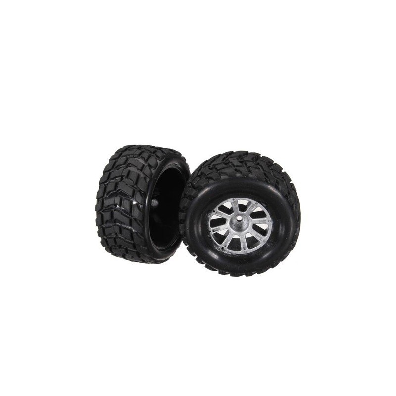 Fastrax 1/10th Mounted Buggy Tyres LP 'Stub' Rear (spoked)